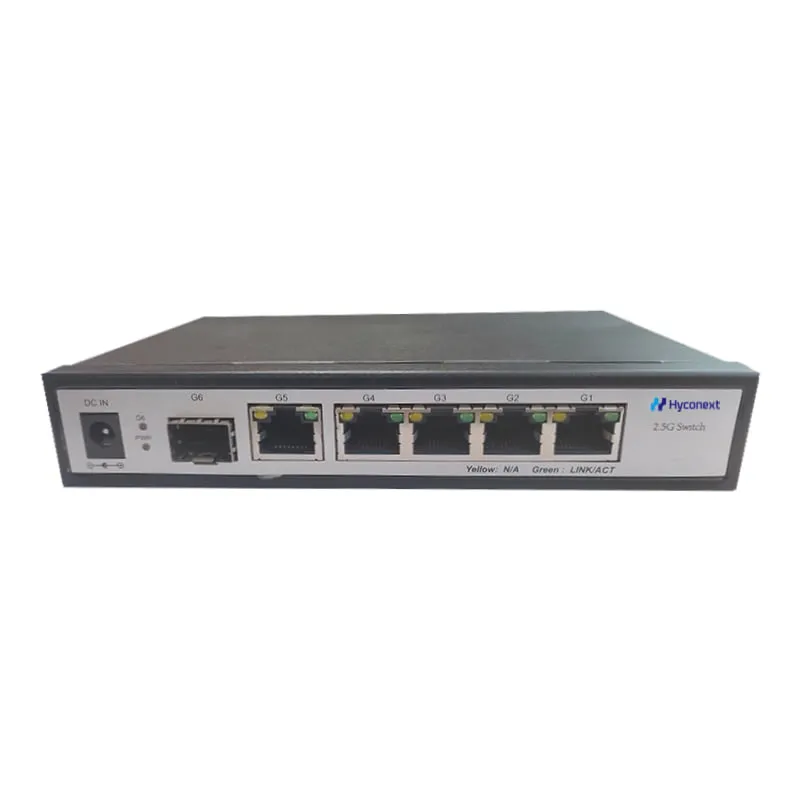 L2 Unmanaged Switch 5 Ports 2.5G & 1 SFP+ Port 10G HC5MT1XP