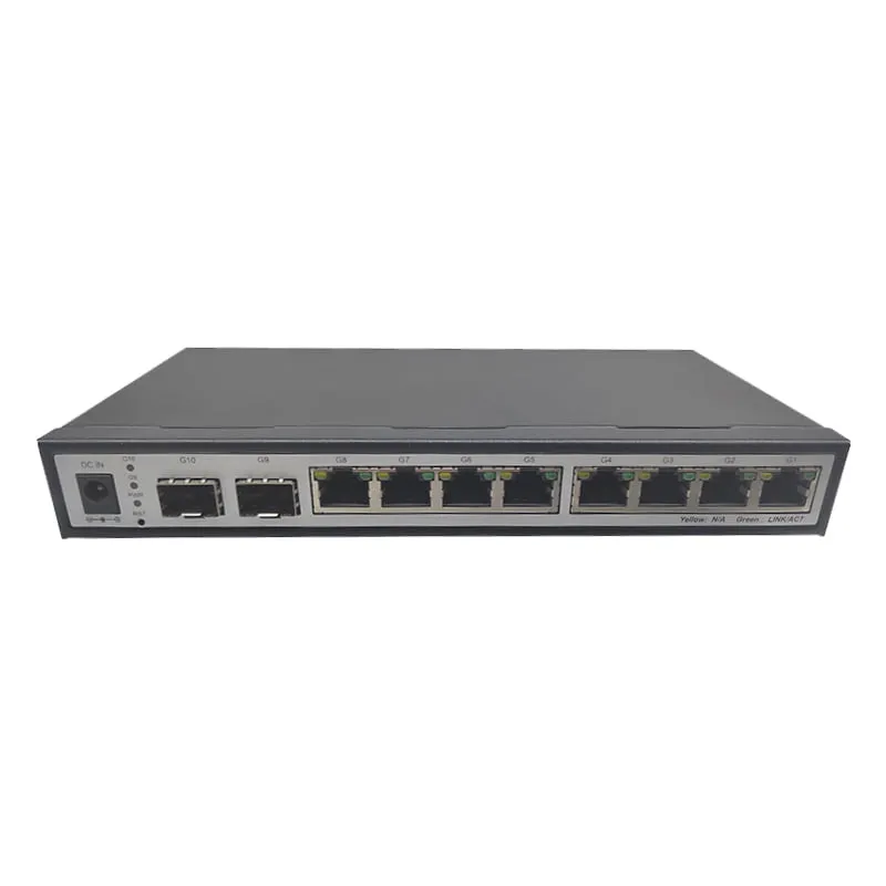 L2 Managed Switch 8 Ports 1000M & 2 SFP 1G HC8GT2GP_V200