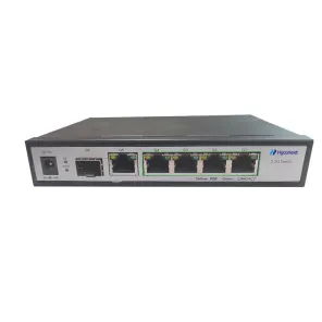 L2 Unmanaged PoE Switch 5 Ports 2.5G & 1 SFP+ Port 10G & 60W PoE Power HC5MT1XP_P+