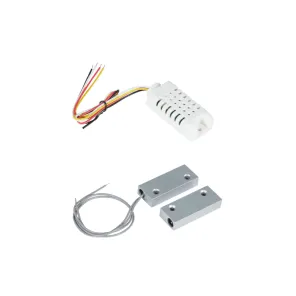 Bundle Set of Magnetic Door Sensor and Temperature and Humidity Sensor for HC16MT6XP_UP Series PoE Switches