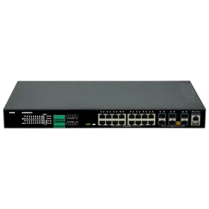 NEW ! NextWav Passive 2.5G PoE Series - 16 ports 2.5G & 6 SFP+ 10G Ports & 500W PoE Power HC16MT6XPAS UP Series