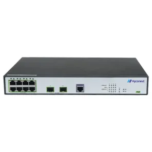 L2 Managed PoE Switch 8 Ports 1000M & 2 SFP 1G & 140W PoE Power HC8GT2GP_P+_AC