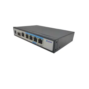 L2 Managed PoE Switch 5 Ports 1000M & 1 SFP 1G & 60W PoE Power HC5GT1GP_P+_V200