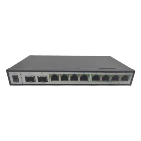 L2 Managed PoE Switch 8 Ports 1000M & 2 SFP 1G & 120W PoE Power HC8GT2GP_P+_V200