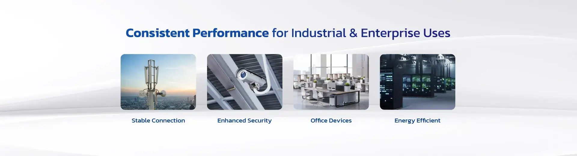 Consistent Performance for Industrial & Enterprise uses